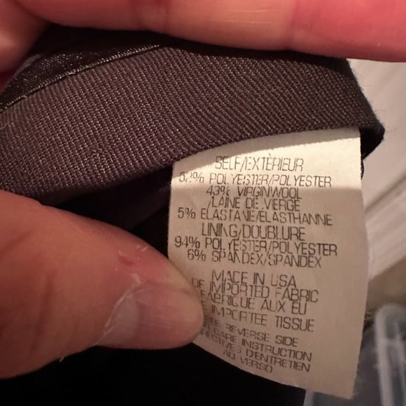 EUC theory wool blend pants - Picture 5 of 6